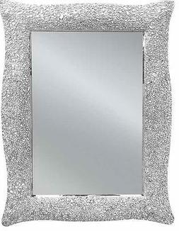 O Moderno Specchiera Argento Design 65x85 Per Consolle Ingre