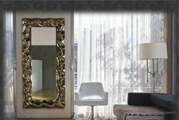 O Moderno Specchiera Argento Design Artigianale Parete Elega