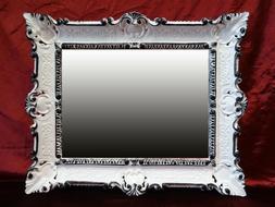 O Muro Bianco Nero Barocco Repro Bagno Da Parrucchiere 56x46