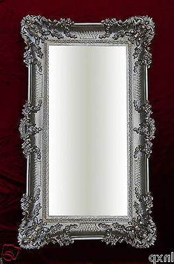 O Muro In Stile Barocco Argento Anticato 96x57 Antico Shabby