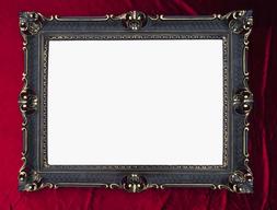 O Muro Oro Nero Antico Barocco Rococo 90x70 Decorazione Pare