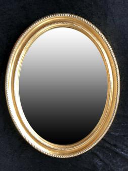 O Oro Ovale Con Verziertem Cornice Barocco Shabby Chic 47x37