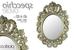 O Ovale Cornice In Plastica Decorata 60*4*82 Cm Shabby Chic 