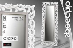 O Rettangolare H120*45 Cm Specchiera Legno Shabby Chic Appog