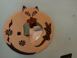 O Sabbiato Con Decorazione Gatto E Geco