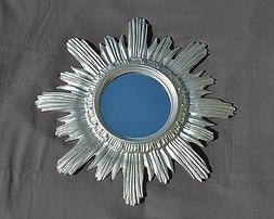 O Sole Argentato Specchiera Argento Stile Barocco Finto Vint