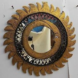 O Sole Luna Oro Antico Diametro Cm 60 Con Mosaico Di Vetro S