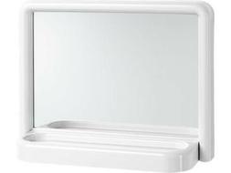 O Specchiera Bagno Con Mensola Plastica Bianco Miss Space Cm