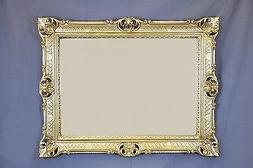 O Specchiera Grande Oro Dorata Cornice Stile Barocco Finto V