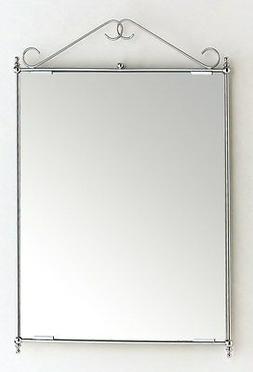 O Specchiera Per Bagno Con Cornice In Ottone Cromato Ab-516