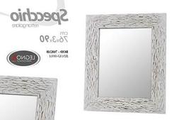 O Specchiera Rettangolare In Legno Da Parete 76*3*90 Cm Bod-