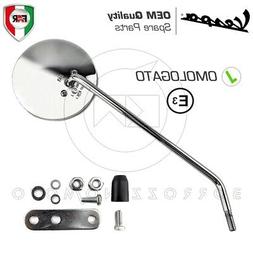 O Specchietto Sinistro Cromato Far Per Vespa Px 125 150 200