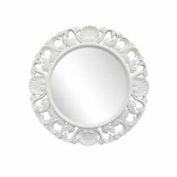 O Tondo Con Cornice In Legno Bianco Arredo Moderno Salotto M