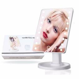 specchio trucco con 16 luci led large