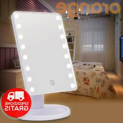 O Trucco Con 16 Luci Led Large Mirror Rotazione 360&deg; Makeup