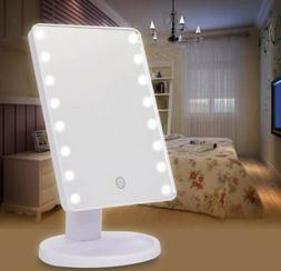 O Trucco Con 16 Luci Led Large Mirror Rotazione 360&deg; Makeup