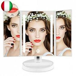O Trucco Con Luci 20 Led Specchio Da Tavolo Con Ingranditore