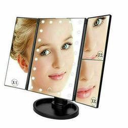 O Trucco Illuminato 24 Led Portatile 4 Specchi Make Up 1x 2x