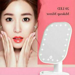 O Trucco Ovale 20 Led Luce Specchio Make Up Illuminato Rotan