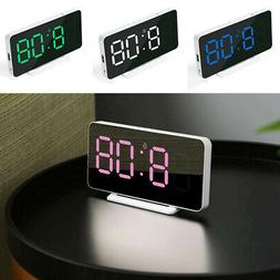 specchio usb led digitale tavolo orologio da