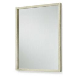 O Vintage Legno Bianco Avorio 80x100 Specchiera Industrial S