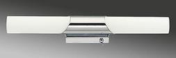 SPLASH - APPLIQUE DOPPIO VETRO A 2 LUCI x 40W E14 CROMO CON 