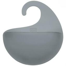 Koziol Surf, beauty case da appendere, con manico, grigio tr