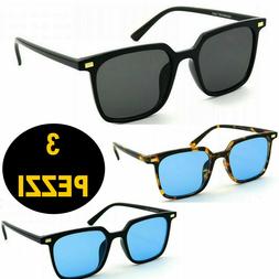 tris occhiali da sole vintage a specchio